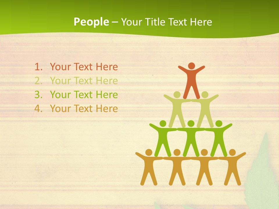 Plant Paper Grunge PowerPoint Template