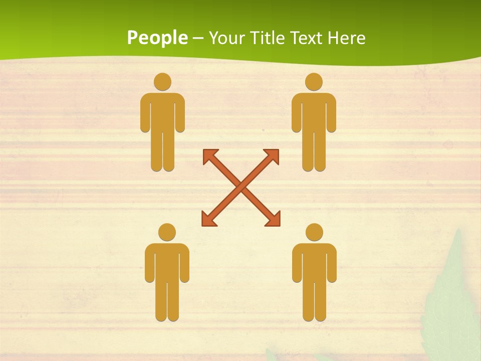 Plant Paper Grunge PowerPoint Template