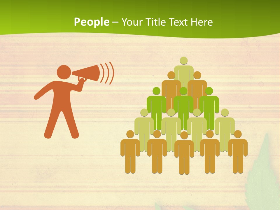 Plant Paper Grunge PowerPoint Template