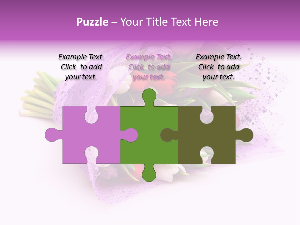 Leaf Gift Present PowerPoint Template