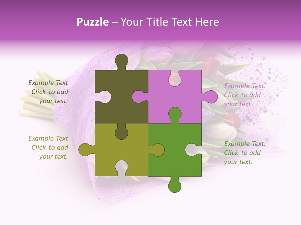 Leaf Gift Present PowerPoint Template