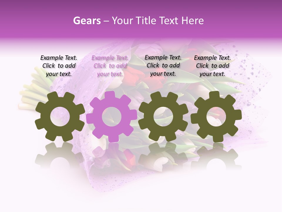 Leaf Gift Present PowerPoint Template