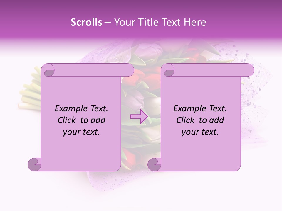 Leaf Gift Present PowerPoint Template