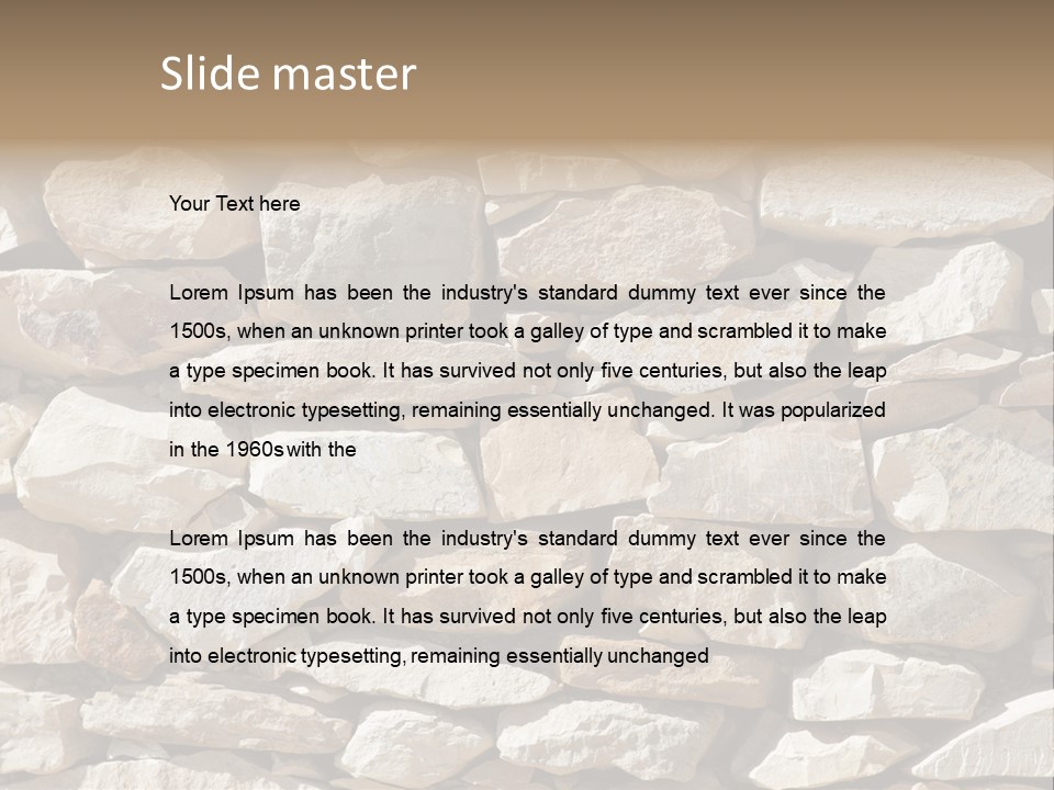 Fels Textur PowerPoint Template