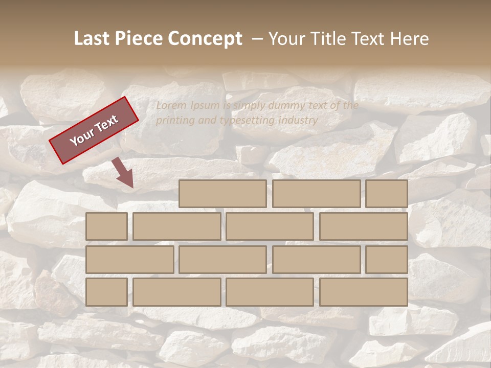 Fels Textur PowerPoint Template