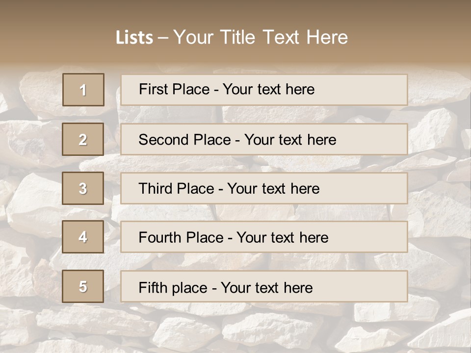 Fels Textur PowerPoint Template