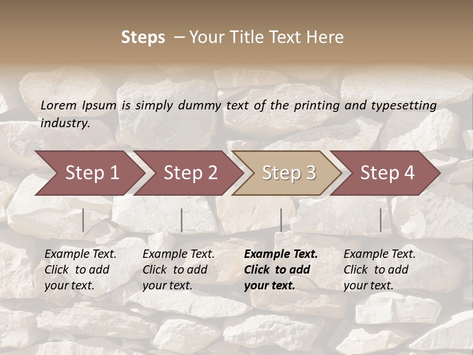 Fels Textur PowerPoint Template