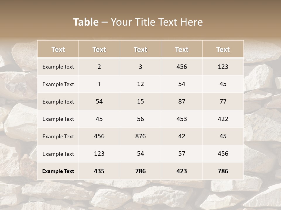 Fels Textur PowerPoint Template