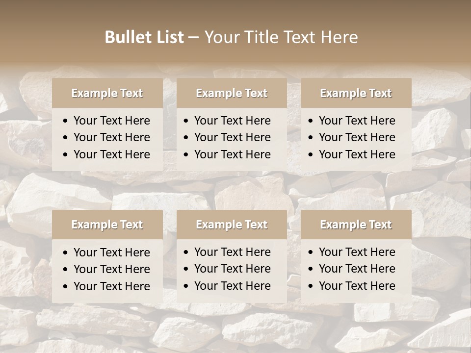 Fels Textur PowerPoint Template