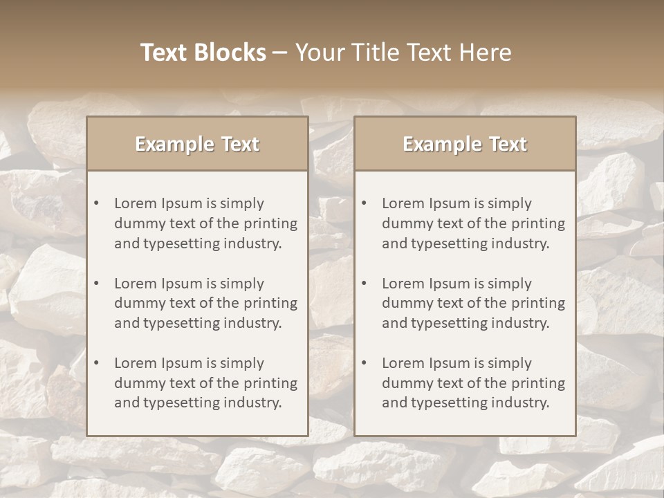 Fels Textur PowerPoint Template