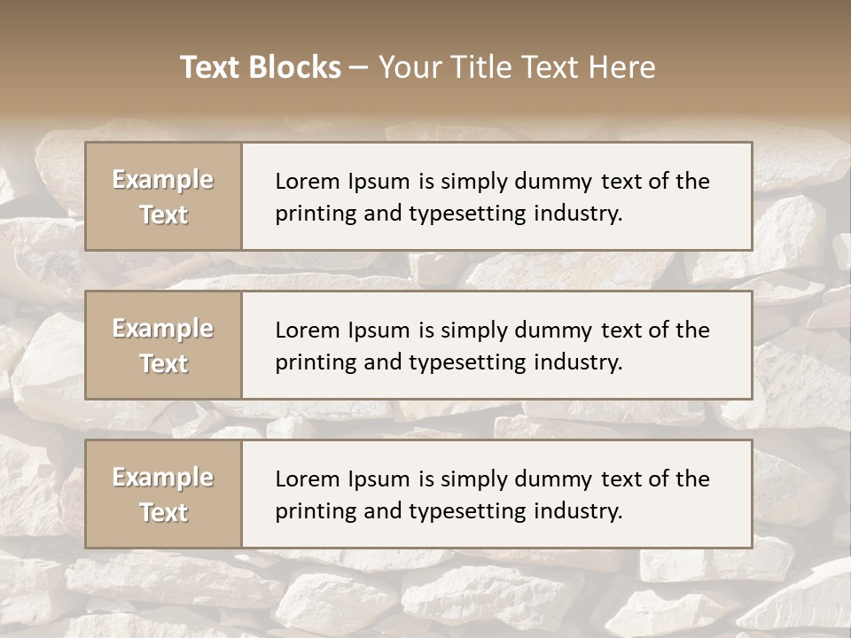 Fels Textur PowerPoint Template
