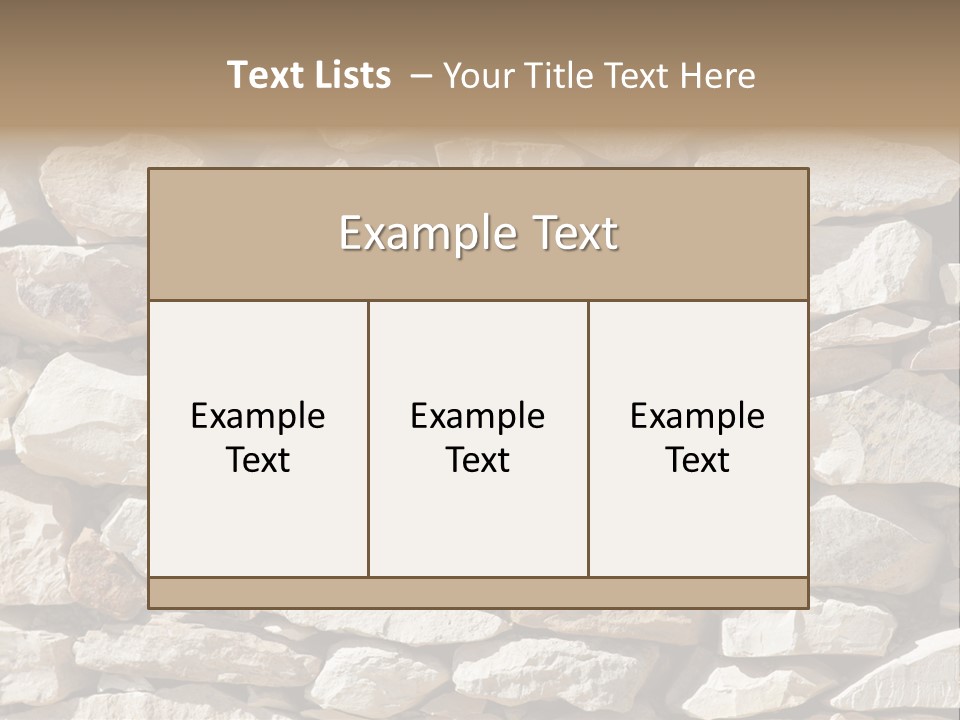 Fels Textur PowerPoint Template