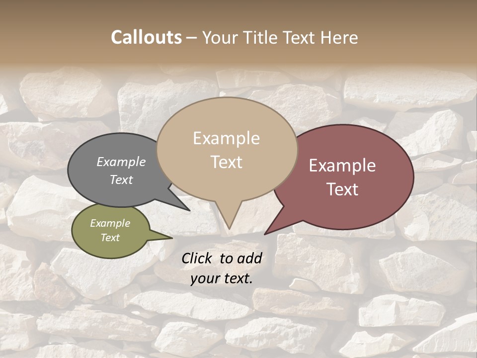 Fels Textur PowerPoint Template