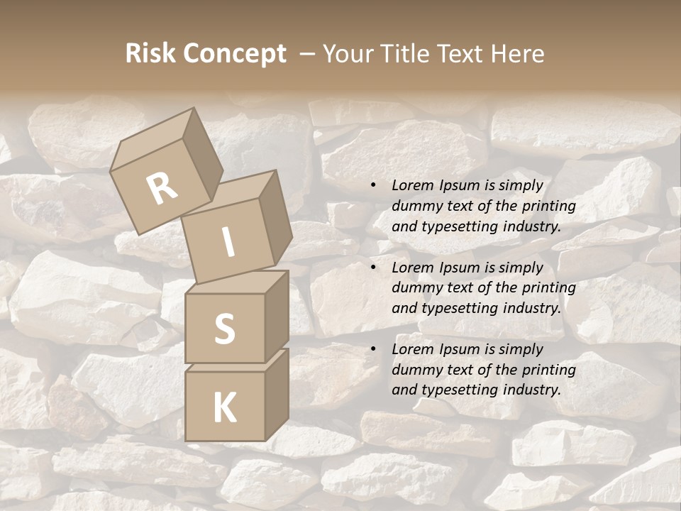 Fels Textur PowerPoint Template