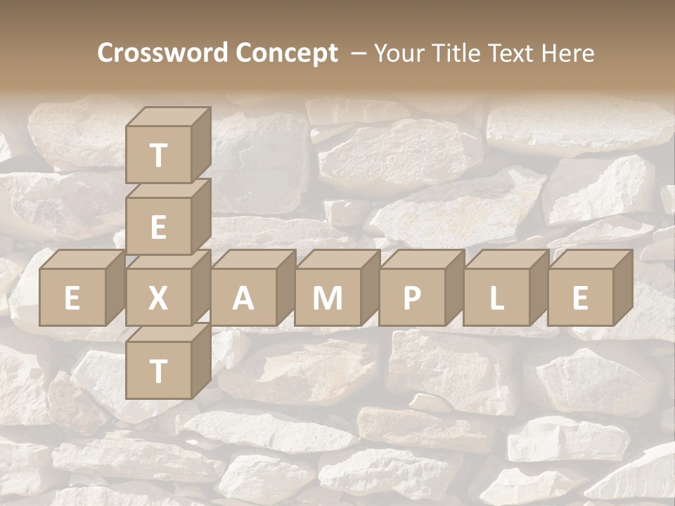 Fels Textur PowerPoint Template