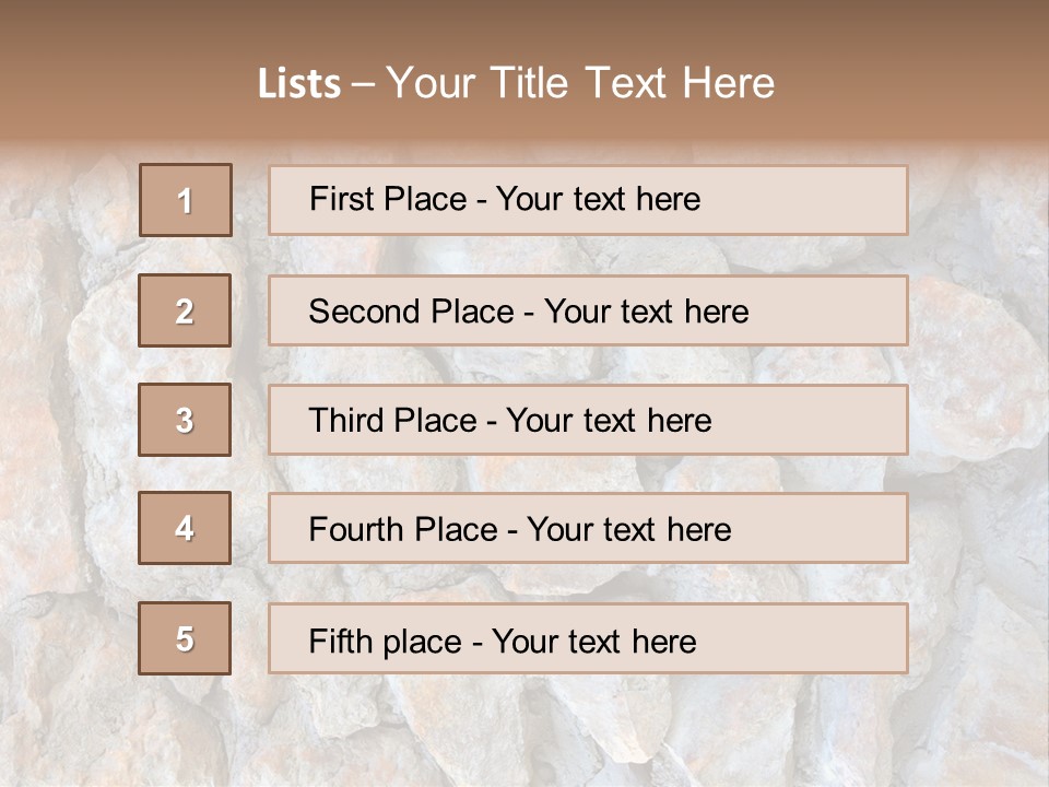 Surface Paint Wall PowerPoint Template
