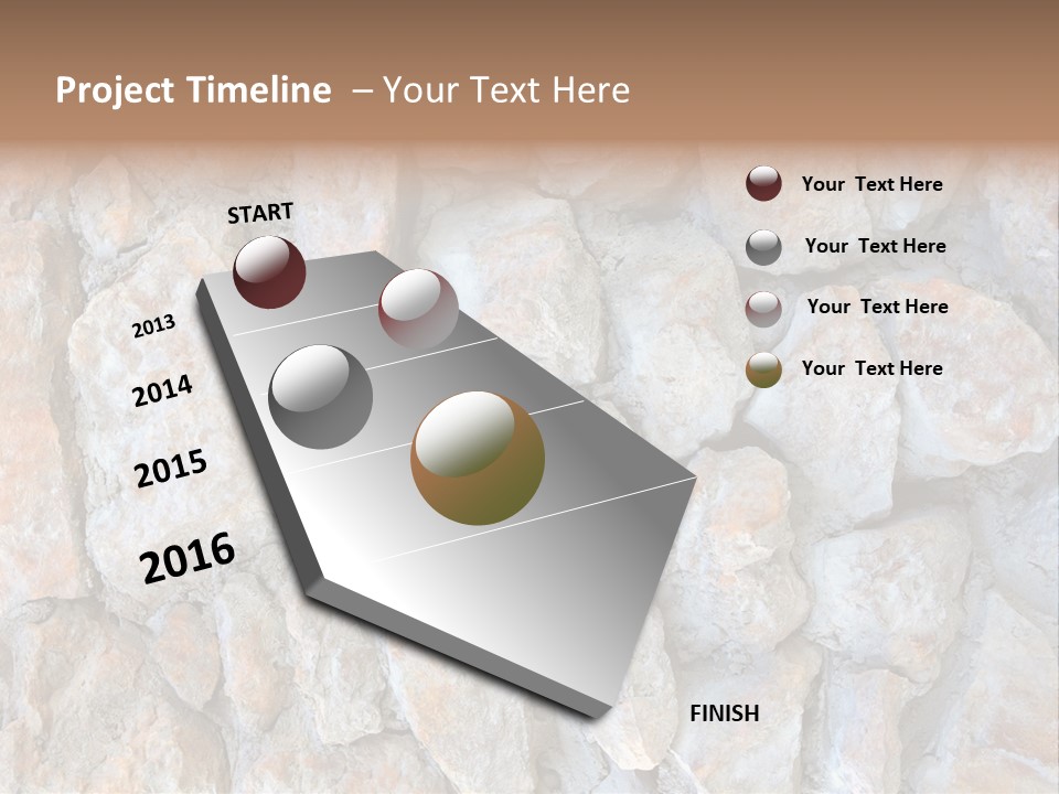 Surface Paint Wall PowerPoint Template