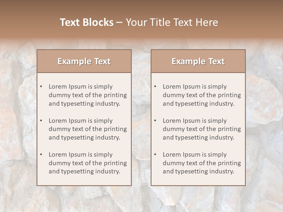 Surface Paint Wall PowerPoint Template