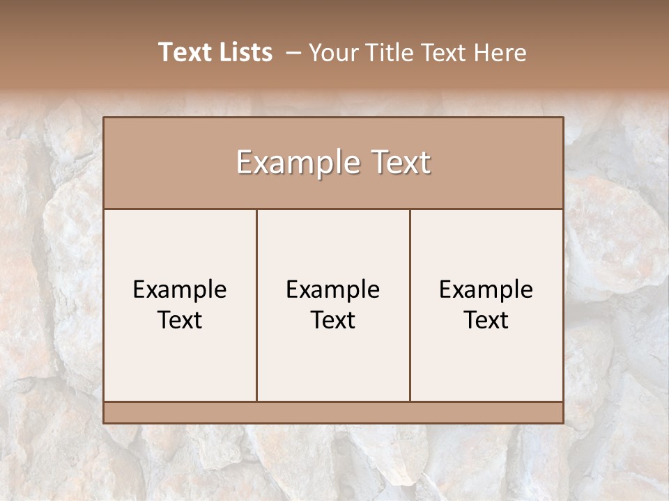 Surface Paint Wall PowerPoint Template
