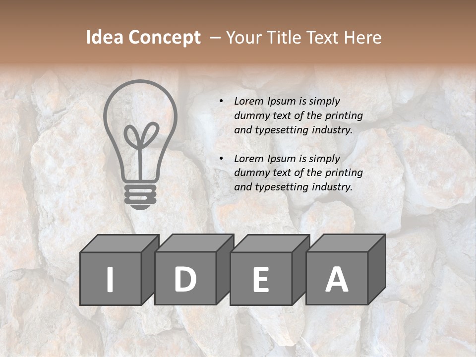 Surface Paint Wall PowerPoint Template