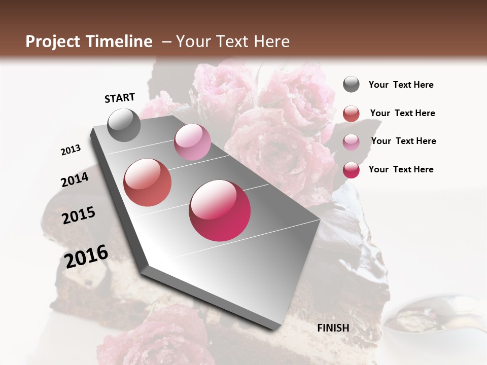Chocolate Cake PowerPoint Template