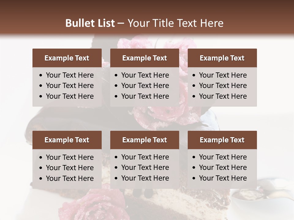 Chocolate Cake PowerPoint Template