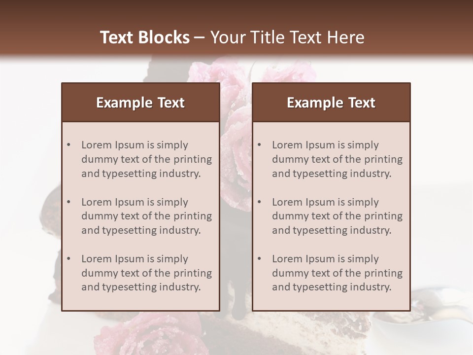 Chocolate Cake PowerPoint Template