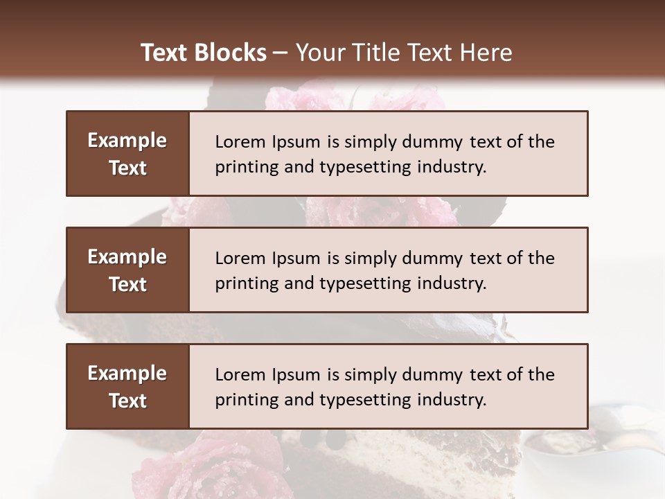 Chocolate Cake PowerPoint Template
