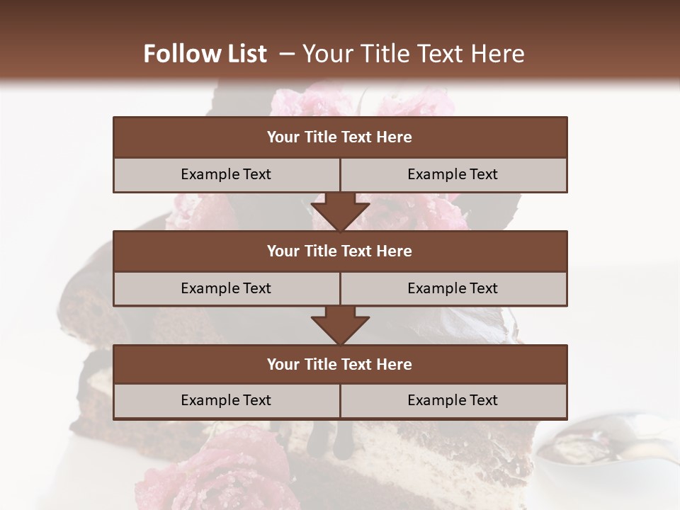 Chocolate Cake PowerPoint Template
