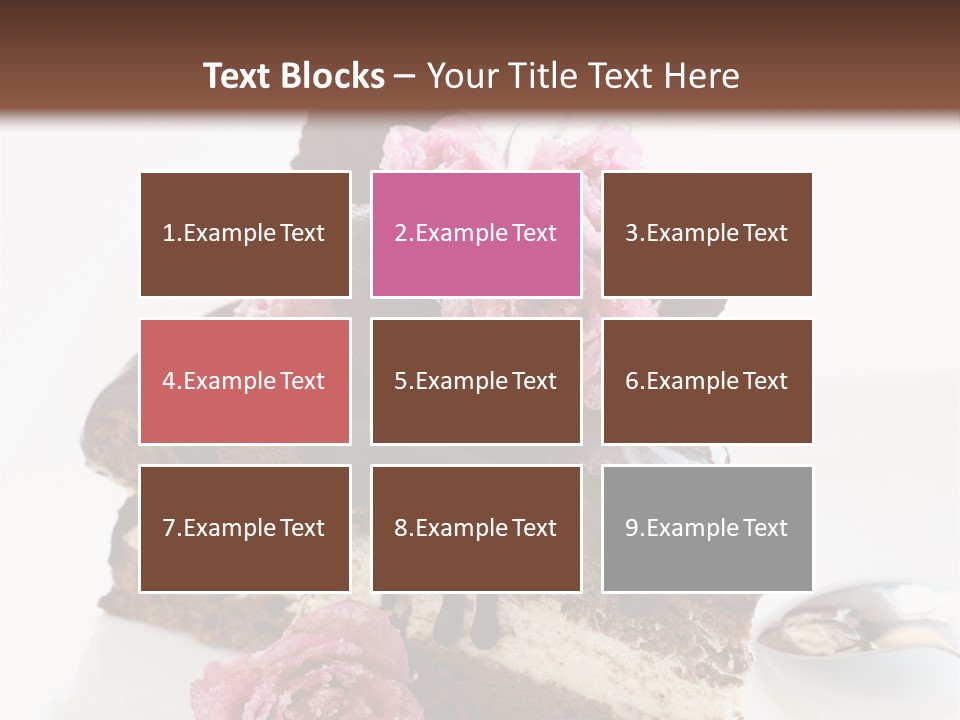 Chocolate Cake PowerPoint Template