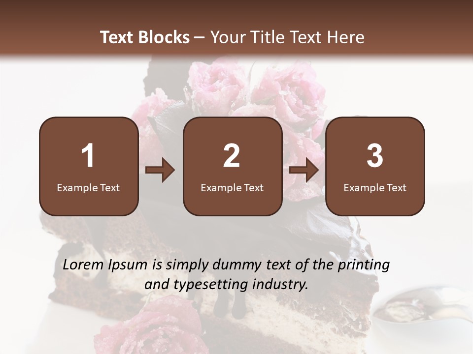 Chocolate Cake PowerPoint Template