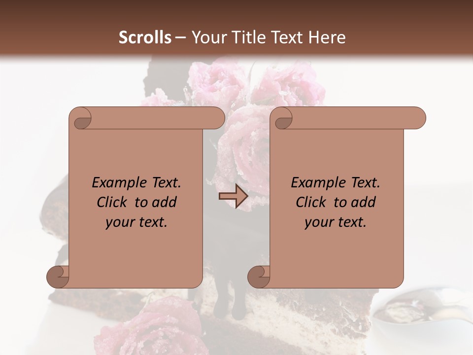 Chocolate Cake PowerPoint Template