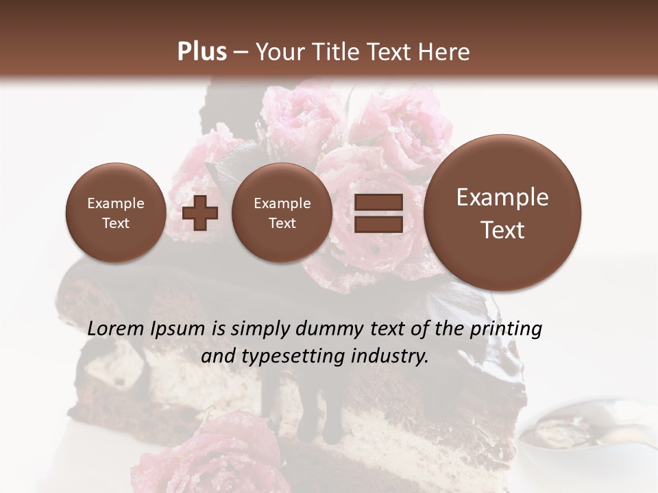 Chocolate Cake PowerPoint Template