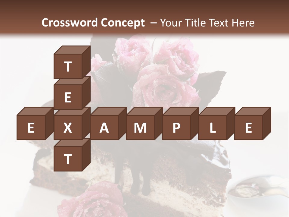 Chocolate Cake PowerPoint Template
