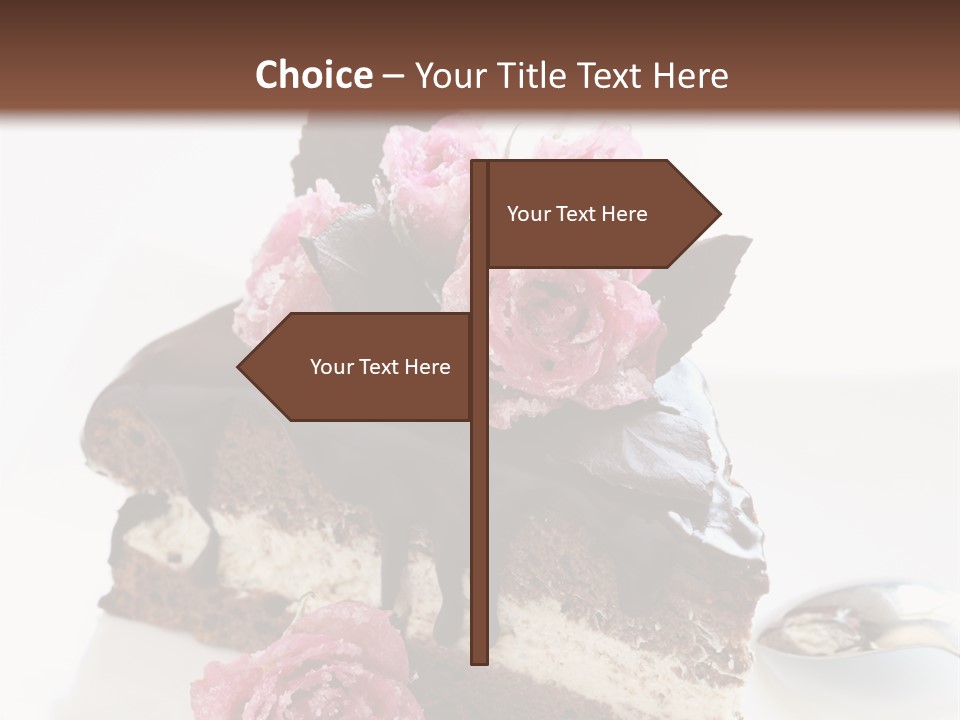 Chocolate Cake PowerPoint Template