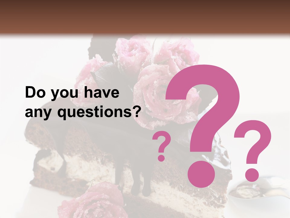 Chocolate Cake PowerPoint Template
