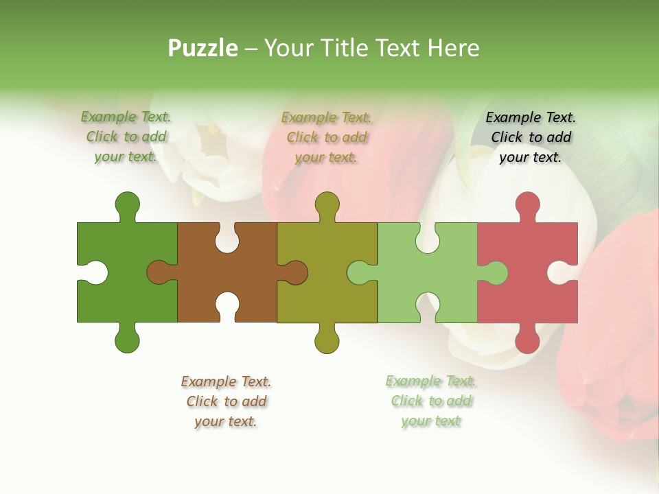 Red Tulips PowerPoint Template