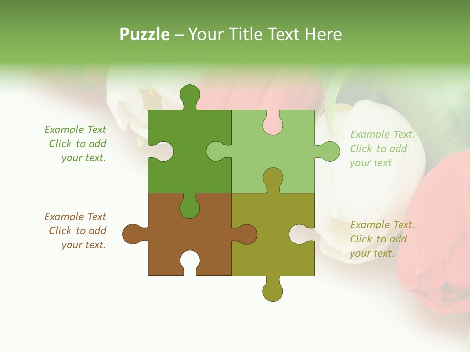 Red Tulips PowerPoint Template