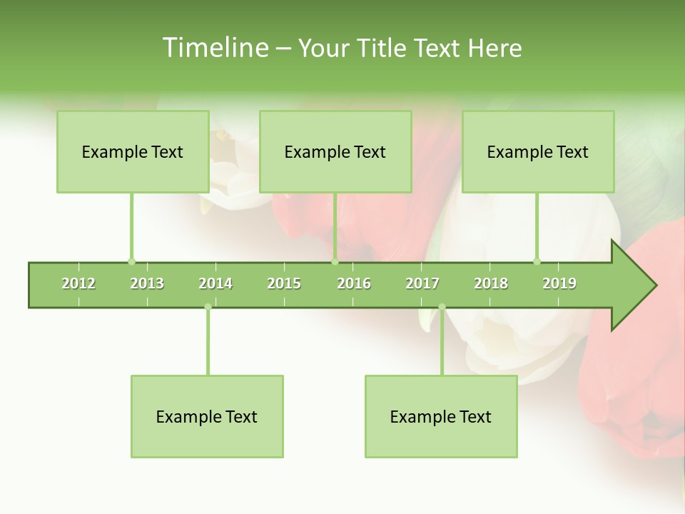 Red Tulips PowerPoint Template