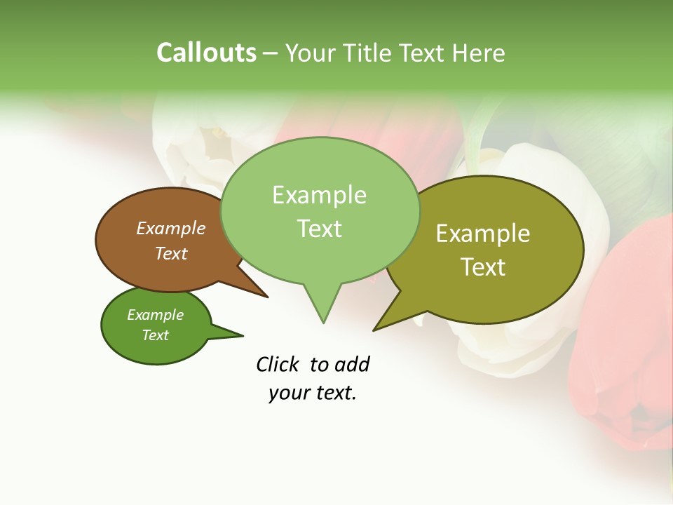 Red Tulips PowerPoint Template