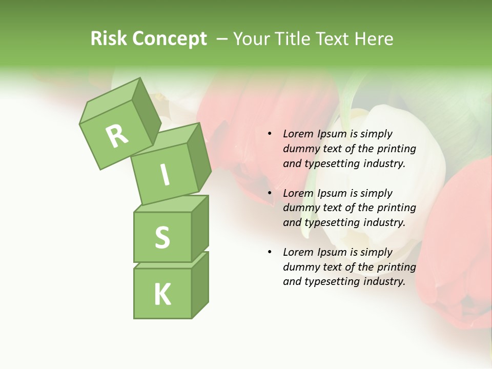 Red Tulips PowerPoint Template