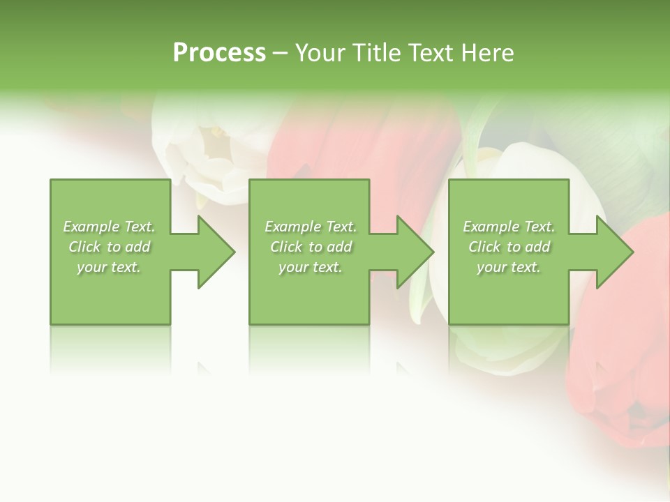 Red Tulips PowerPoint Template