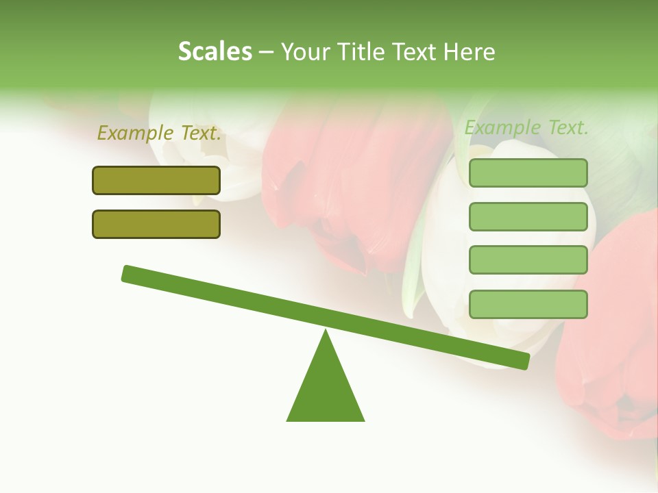 Red Tulips PowerPoint Template