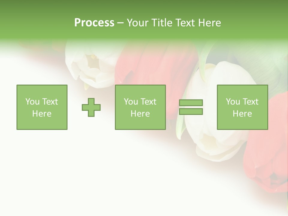 Red Tulips PowerPoint Template