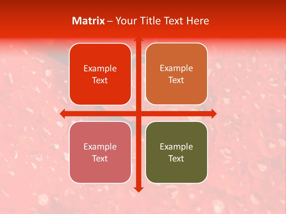 Red Caviar PowerPoint Template