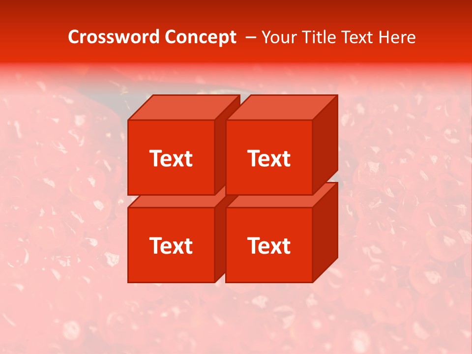 Red Caviar PowerPoint Template