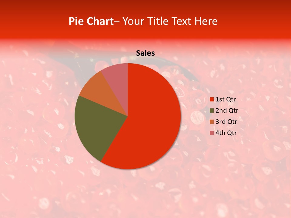 Red Caviar PowerPoint Template