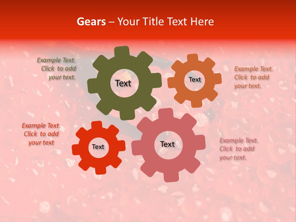 Red Caviar PowerPoint Template