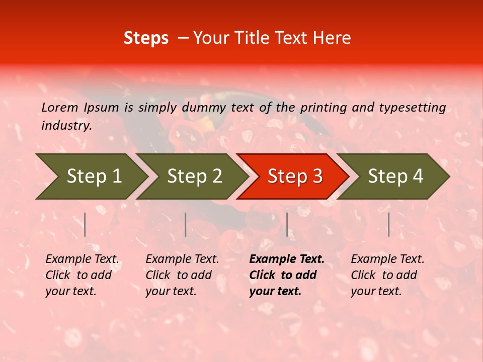 Red Caviar PowerPoint Template