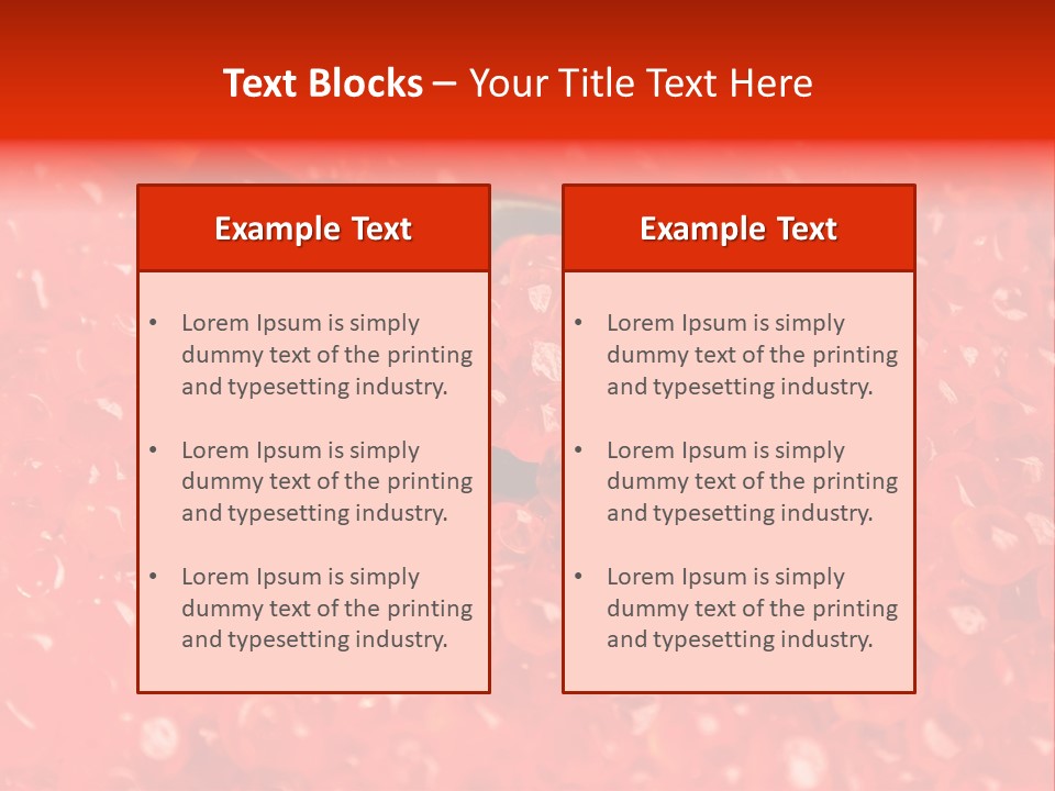 Red Caviar PowerPoint Template